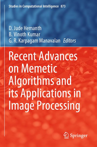Produktbild: Recent Advances on Memetic Algorithms and its Applications in Image Processing