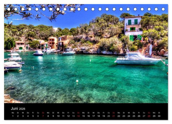 Produktbild: Mallorca 2026 - Einblicke (Tischkalender 2026 DIN A5 quer), CALVENDO Monatskalender