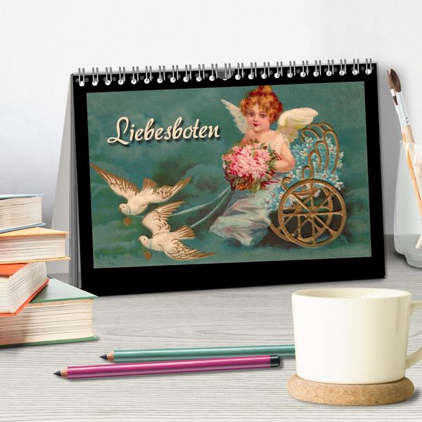 Produktbild: Liebesboten (Tischkalender 2026 DIN A5 quer), CALVENDO Monatskalender