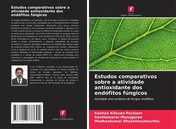 Produktbild: Estudos comparativos sobre a atividade antioxidante dos end&oacute;fitos f&uacute;ngicos