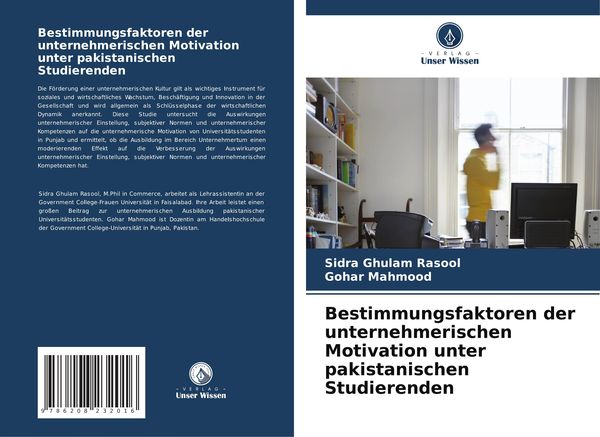Produktbild: Bestimmungsfaktoren der unternehmerischen Motivation unter pakistanischen Studierenden