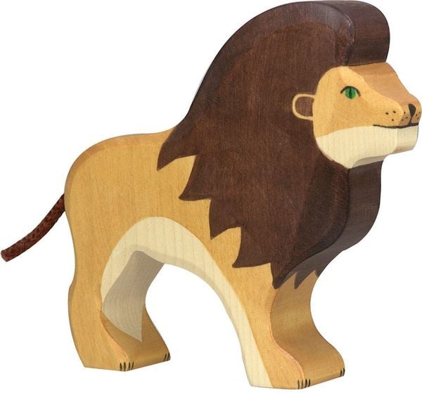 Holztiger Löwe, Holz