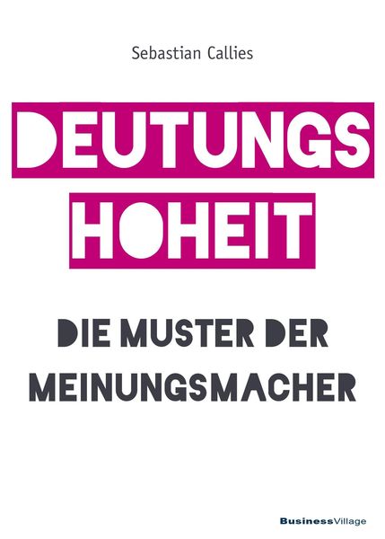 Produktbild: Deutungshoheit