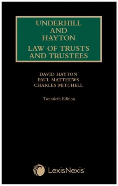 Produktbild: Underhill and Hayton Law of Trusts and Trustees