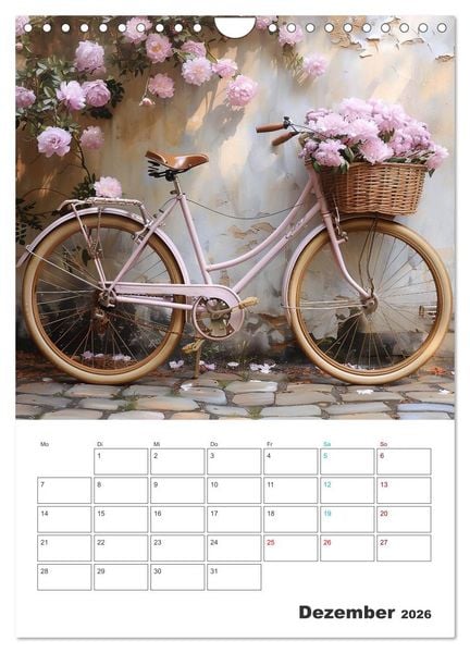 Produktbild: Fahrradpoesie (Wandkalender 2026 DIN A4 hoch), CALVENDO Monatskalender
