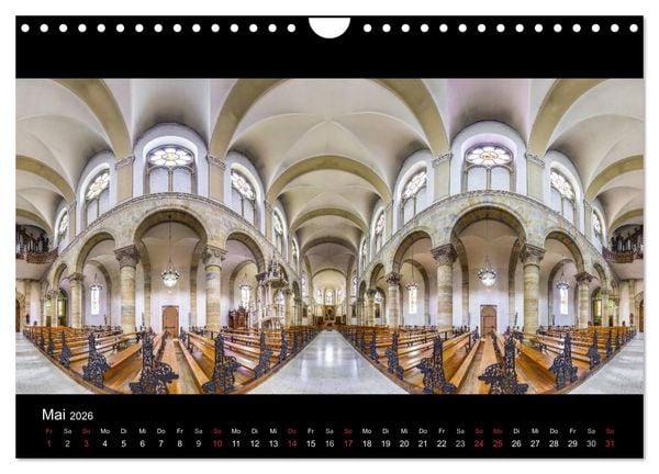 Produktbild: Kapellen, Kirchen und Kathedralen 2026 (Wandkalender 2026 DIN A4 quer), CALVENDO Monatskalender