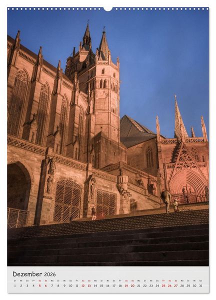 Produktbild: Erfurt - Zwischen Dom und Kr&auml;merbr&uuml;cke (Wandkalender 2026 DIN A2 hoch), CALVENDO Monatskalender