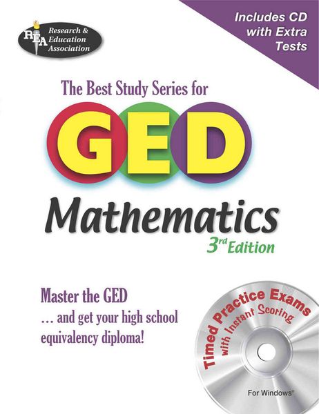 Produktbild: GED Mathematics: The Best Study Series for GED with CDROM