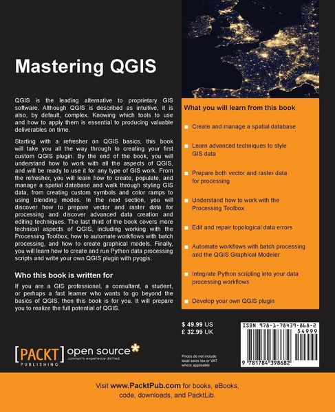 Produktbild: Mastering QGIS