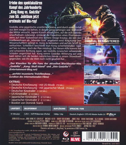 Produktbild: Godzilla - Die R&uuml;ckkehr des King Kong