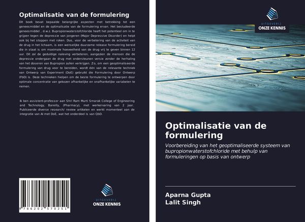 Produktbild: Optimalisatie van de formulering