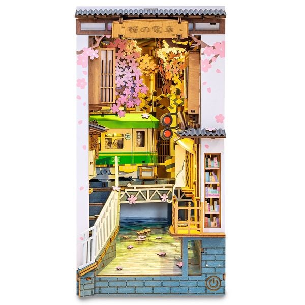Book Nook DIY Bücherecke Sakura Densya