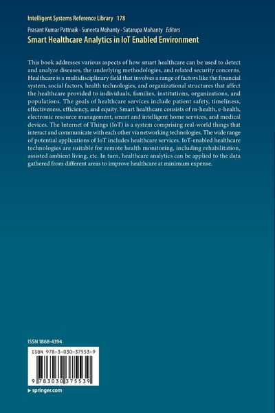 Produktbild: Smart Healthcare Analytics in IoT Enabled Environment