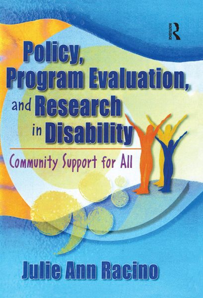 Produktbild: Policy, Program Evaluation, and Research in Disability
