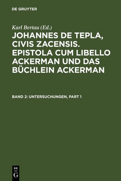 Produktbild: Untersuchungen