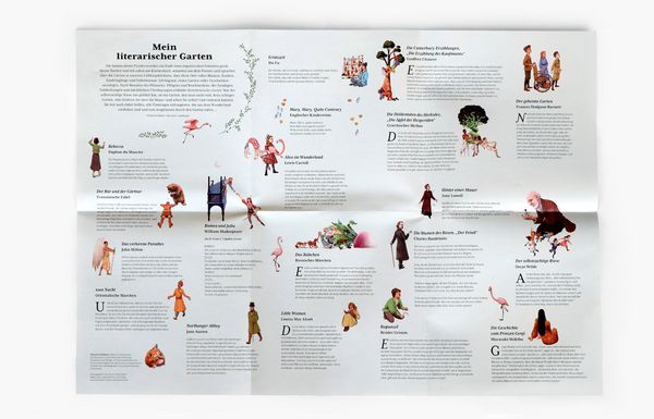 Produktbild: Mein literarischer Garten - Puzzle 1000 Teile