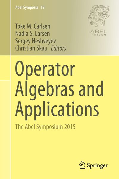 Produktbild: Operator Algebras and Applications