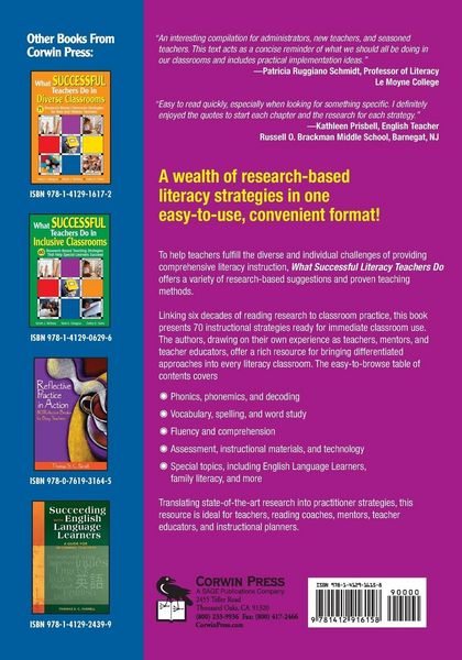 Produktbild: What Successful Literacy Teachers Do
