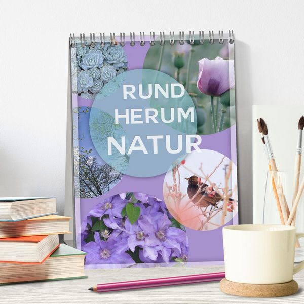 Produktbild: Rundherum Natur (Tischkalender 2026 DIN A5 hoch), CALVENDO Monatskalender