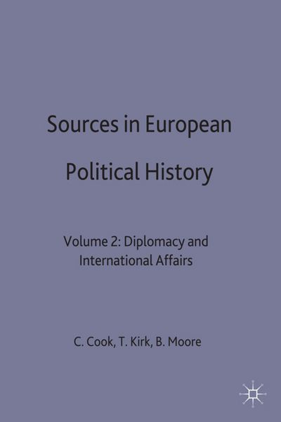 Produktbild: Sources in European Political History