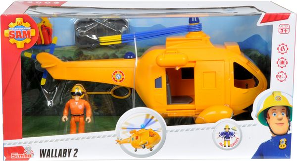 Produktbild: Sam Hubschrauber Wallaby II mit Figur
