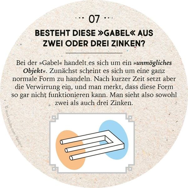 Adventskalender in der Dose. 24 optische Illusionen
