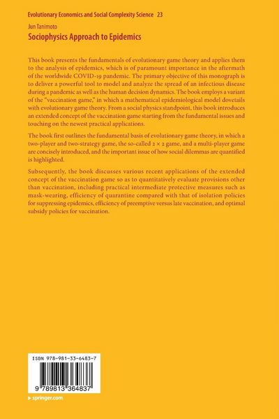 Produktbild: Sociophysics Approach to Epidemics