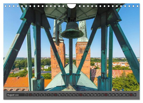 Produktbild: Die Hansestadt L&uuml;beck (Wandkalender 2026 DIN A4 quer), CALVENDO Monatskalender