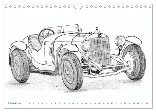 Produktbild: Vintage Sports Cars (Wandkalender 2026 DIN A4 quer), CALVENDO Monatskalender