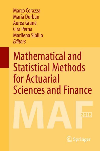 Produktbild: Mathematical and Statistical Methods for Actuarial Sciences and Finance