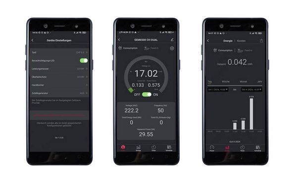 Produktbild: VOLTCRAFT SEM6500 CH DUAL Energiekosten-Messger&auml;t inkl. Funksteckdose, Datenexport, Datenloggerfunktion, Kostenprognose, TRMS
