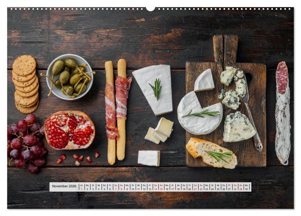 Produktbild: Mediterrane K&uuml;che - Gesund & Lecker (hochwertiger Premium Wandkalender 2026 DIN A2 quer), Kunstdruck in Hochglanz