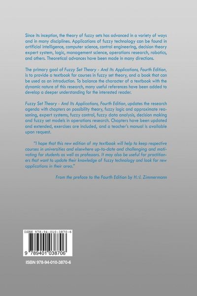 Produktbild: Fuzzy Set Theory&mdash;and Its Applications