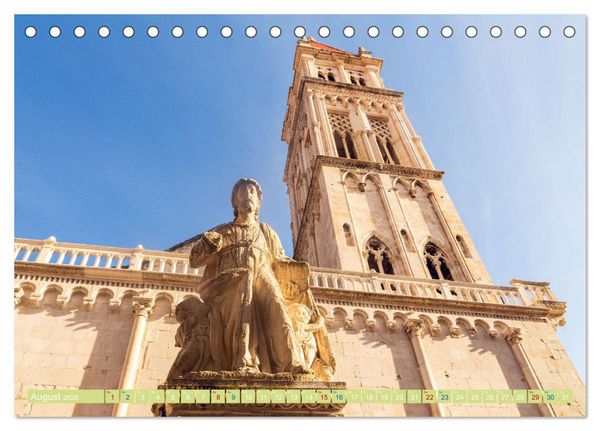 Produktbild: Trogir - Wundervolles historisches Juwel an der Adria (Tischkalender 2026 DIN A5 quer), CALVENDO Monatskalender