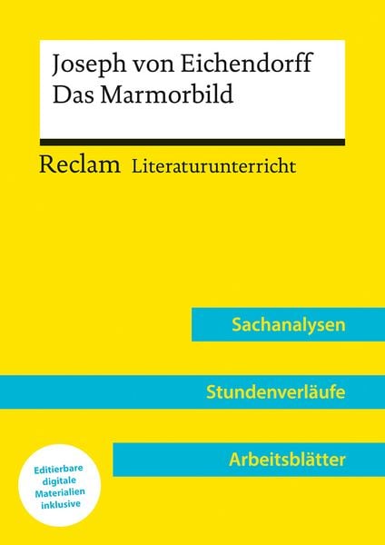 Produktbild: Joseph von Eichendorff: Das Marmorbild (Lehrerband)
