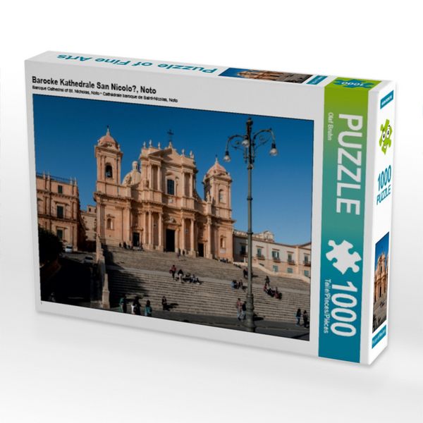 Produktbild: CALVENDO Puzzle Barocke Kathedrale San Nicolo?, Noto | 1000 Teile Lege-Gr&ouml;&szlig;e 64x48cm Foto-Puzzle f&uuml;r gl&uuml;ckliche Stunden