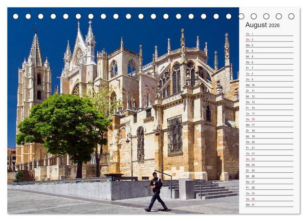 Produktbild: Der Nordwesten Spaniens (Tischkalender 2026 DIN A5 quer), CALVENDO Monatskalender
