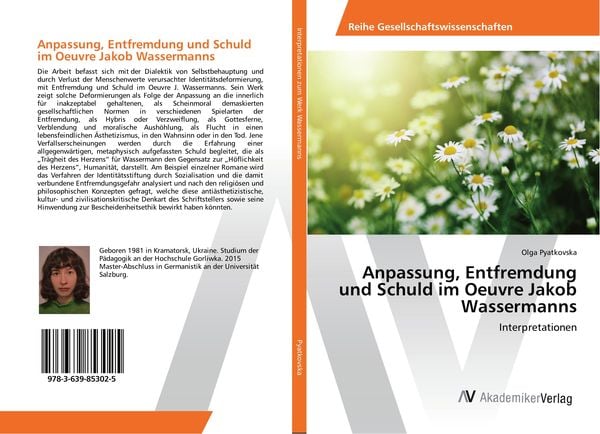 Produktbild: Anpassung, Entfremdung und Schuld im Oeuvre Jakob Wassermanns