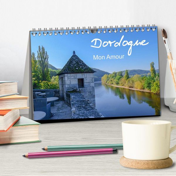 Produktbild: Dordogne Mon Amour (Tischkalender 2026 DIN A5 quer), CALVENDO Monatskalender