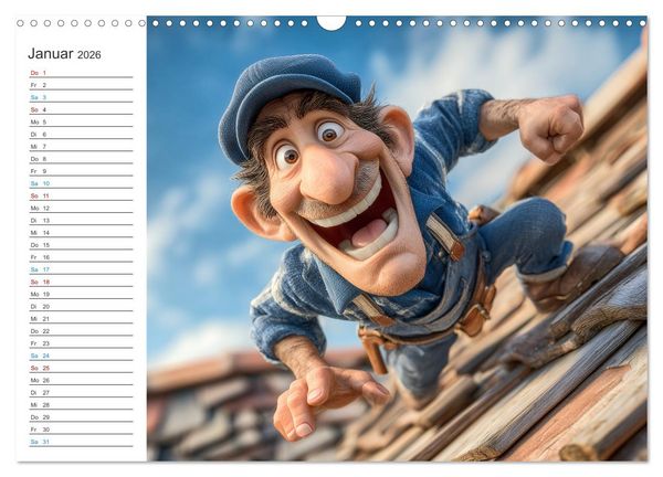 Produktbild: Kaffee, Kabel, Katastrophen (Wandkalender 2026 DIN A3 quer), CALVENDO Monatskalender
