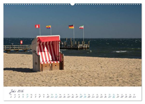 Produktbild: F&ouml;hr - Nordfriesische Trauminsel (Wandkalender 2026 DIN A2 quer), CALVENDO Monatskalender