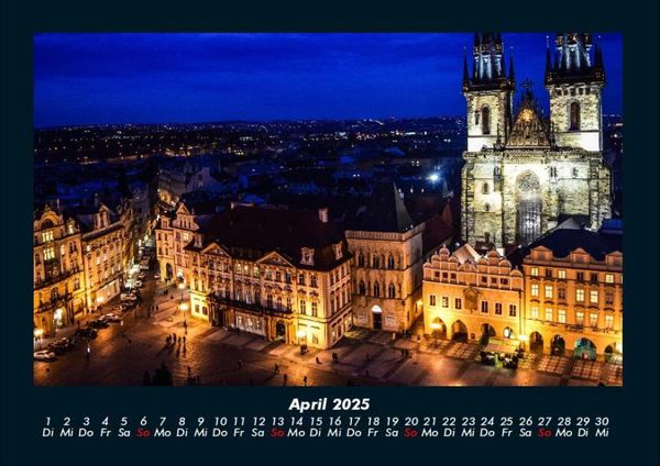 Produktbild: Prag 2025 Fotokalender DIN A4
