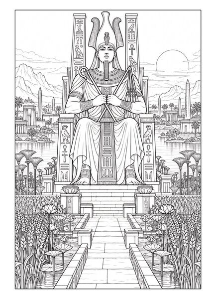Produktbild: G&ouml;tter & Legenden &ndash; Fantasy Malbuch f&uuml;r Erwachsene mit 50 detailreichen Ausmalbildern