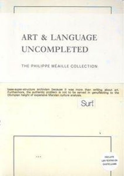 Produktbild: Art & Language Uncompleted