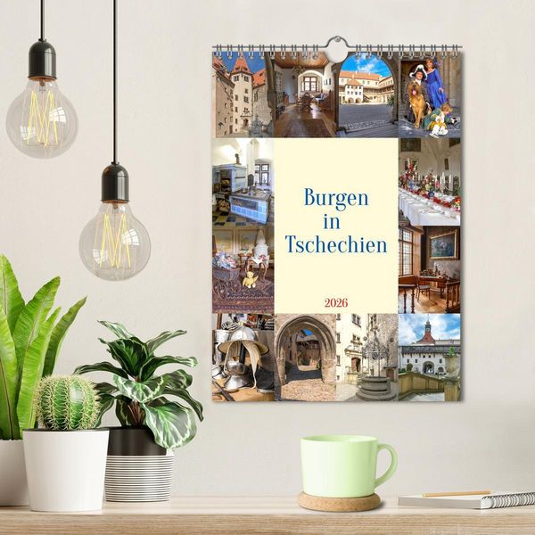 Produktbild: Burgen in Tschechien (Wandkalender 2026 DIN A4 hoch), CALVENDO Monatskalender