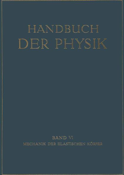 Produktbild: Mechanik der Elastischen K&ouml;rper