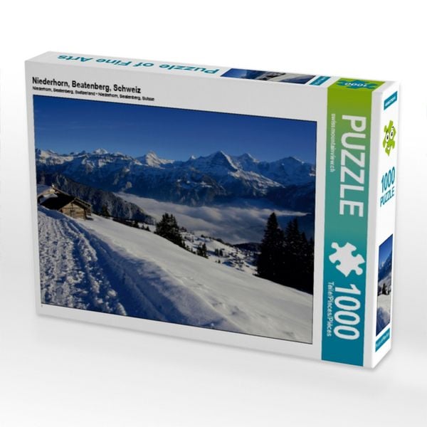 Produktbild: CALVENDO Puzzle Niederhorn, Beatenberg, Schweiz | 1000 Teile Lege-Gr&ouml;&szlig;e 64x48cm Foto-Puzzle f&uuml;r gl&uuml;ckliche Stunden