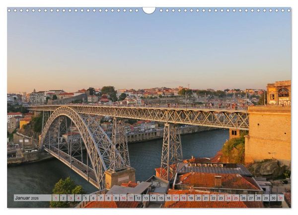 Produktbild: Von Porto nach Santiago de Compostela (Wandkalender 2026 DIN A3 quer), CALVENDO Monatskalender