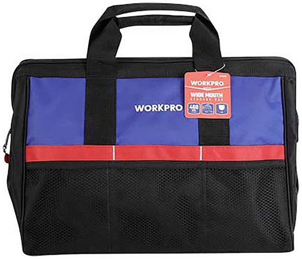Produktbild: WorkPro WP281002 Werkzeugtasche unbest&uuml;ckt (L x B x H) 450 x 290 x 320mm