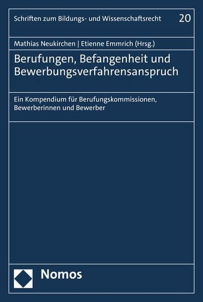 Produktbild: Berufungen, Befangenheit und Bewerbungsverfahrensanspruch